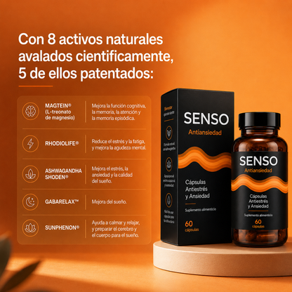 SUPLEMENTO PARA LOS PICOS DE ANSIEDAD Y DE ESTRÉS