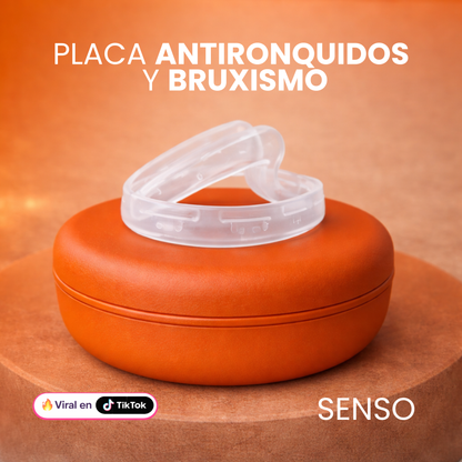 ¡PROMO 2X1! Dispositivo SENSO Bucal Nocturno contra Ronquidos Apnea y Bruxismo 🦷