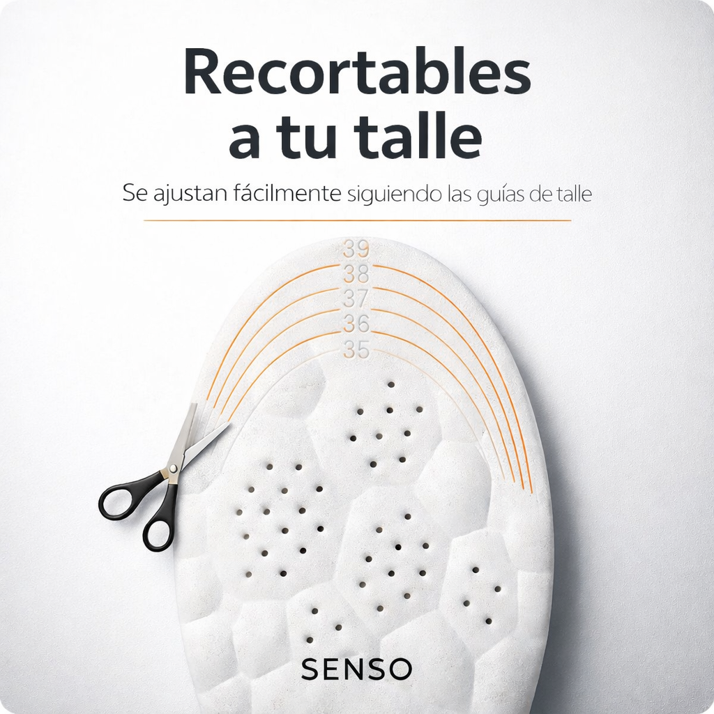 Senso - 2x1 Plantillas 5D | Elimina el dolor plantar para siempre (Comprá 1 y lleváte 2)