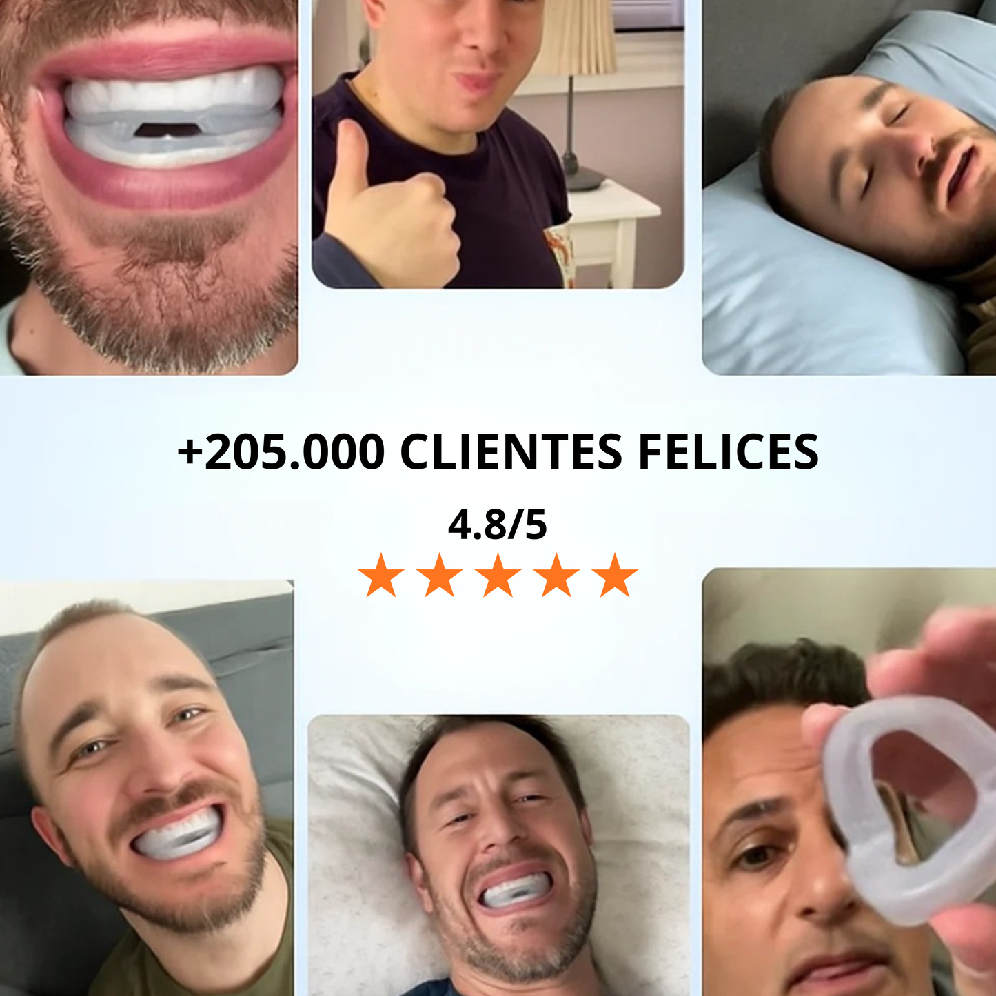 ¡PROMO 2X1! Dispositivo SENSO Bucal Nocturno contra Ronquidos Apnea y Bruxismo 🦷